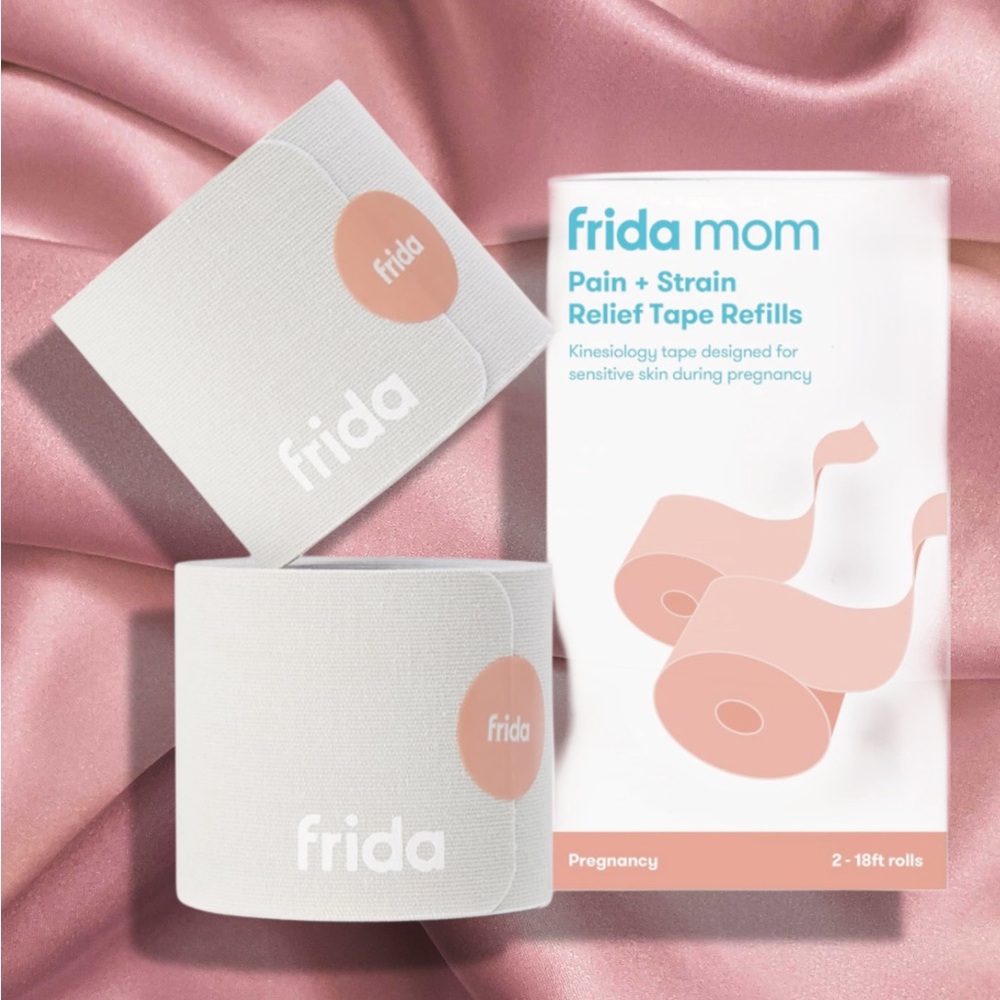 Frida Mom Pink Pain + Strain Relief Kinesiology Tape for Pregnancy
